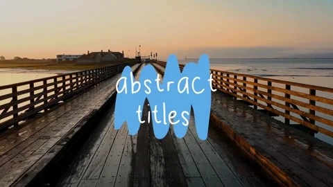 Abstract Titles | After Effects After Effects素材