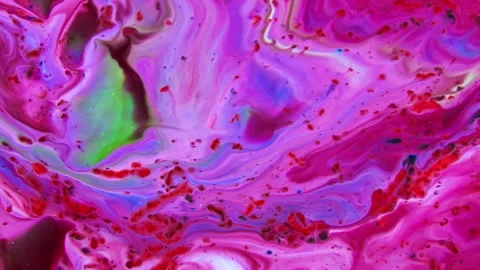 Abstract Tone Patterns Painted on Holographic Background 5 Stock Footage 317202774