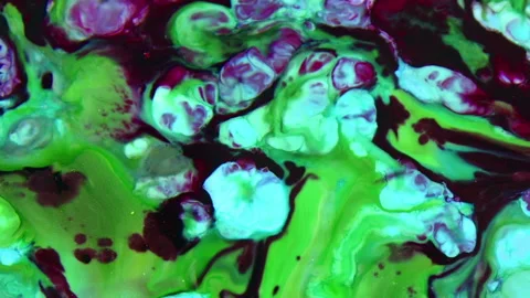 Abstract Tone Patterns Painted on Holographic Background 11 Stock Footage 317203287