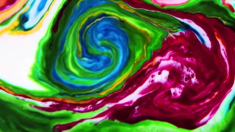 Abstract Tone Patterns Painted on Holographic Background 3 Stock Footage 317204070
