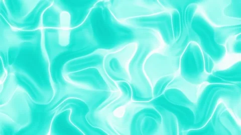 Abstract top down shot of turquoise water ripples and sun caustics Stock Footage 332708673