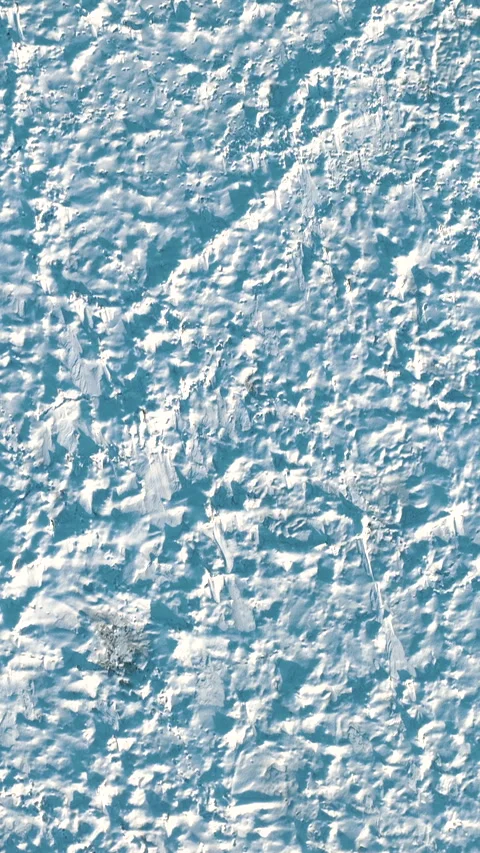 Abstract Top View Of Frozen Snow Texture In Winter Stock Footage 337798751