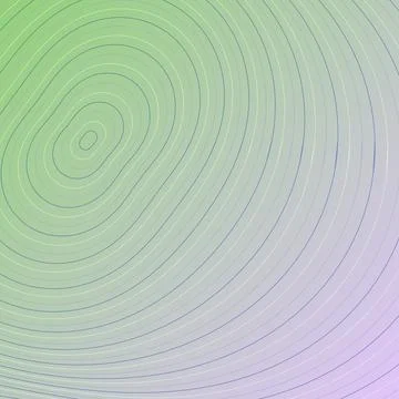 Abstract Topographic Contour Line Pattern on Green and Purple Gradient Back.. Stockillustratie