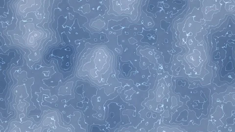 Abstract topographic design in smooth blue and gray tones Stock Footage 338227464