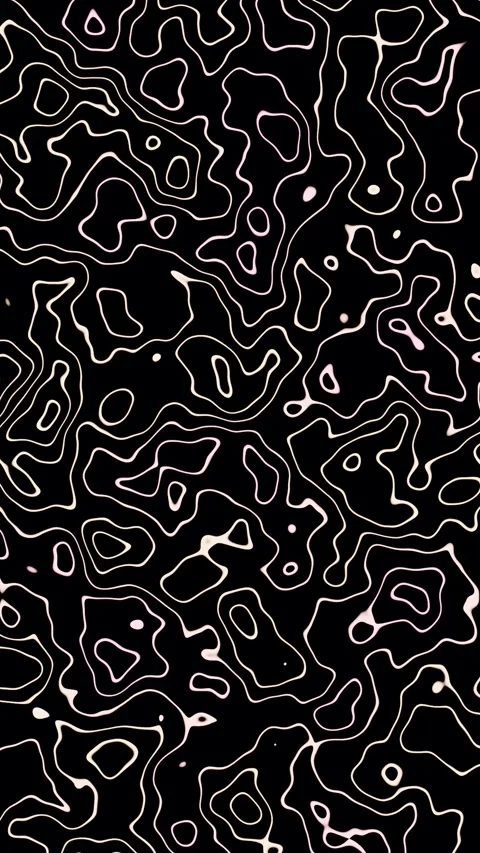 Abstract Topographic Liquid Lines Seamless Loop Vertical Background Stock Footage 329948323