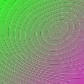 Abstract Topographic Map Background with Green and Purple Gradient and Circ.. Stock Illustration