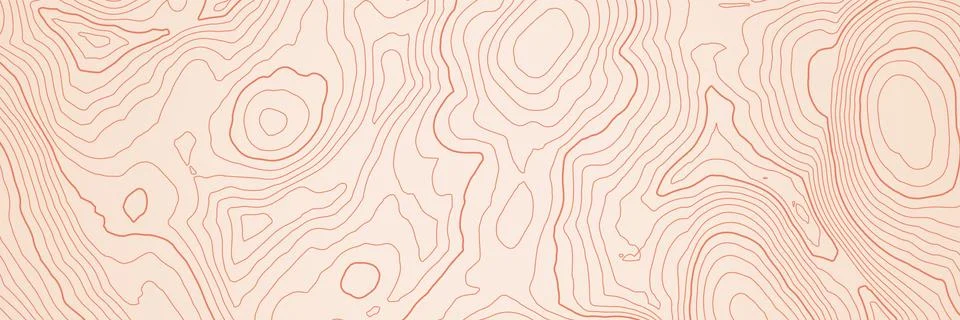 Abstract topographic map background with height lines Ilustración de archivo