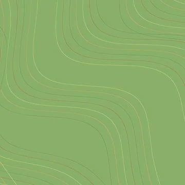 Abstract Topographic Map Background with Minimalist Colorful Contour Lines Stock Illustration