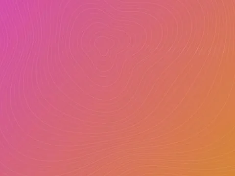 Abstract Topographic Map Background with Pink and Orange Gradient and White.. イラスト素材