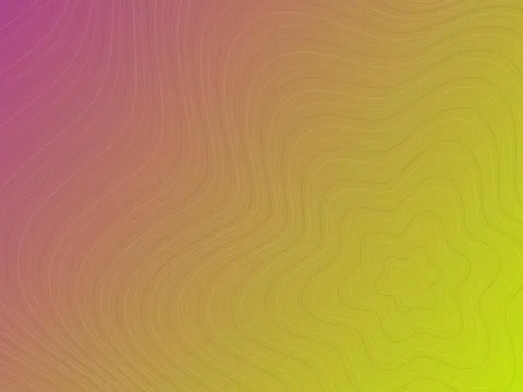 Abstract Topographic Map Background with Vibrant Purple and Yellow Gradient.. Illustrazione stock