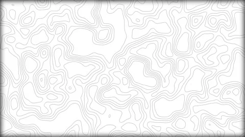 Abstract topographic map contour lines pattern animated background Stock Footage 334024363