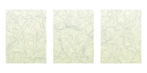 Abstract topographic map with contour lines design Stock Illustration