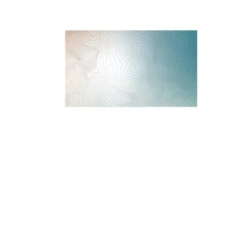 Abstract Topographic Map Design Background with Gradient Blue and Orange Colors Stock Illustration