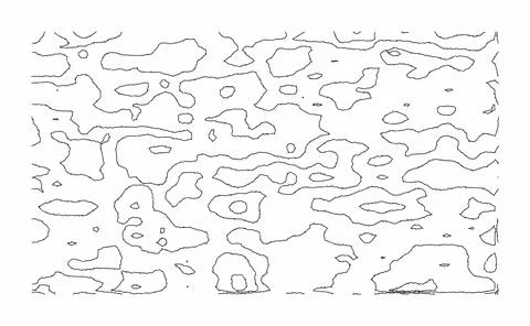 Abstract topographic map line pattern. Organic contour shapes and irregular.. Illustrazione stock