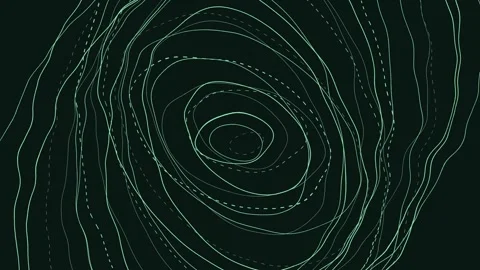 Abstract Topographic Map Lines Animation 動画素材 342589532