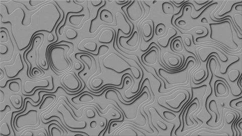 Abstract topographic map lines. Stock Illustration