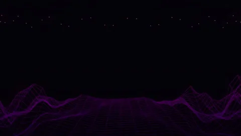 Abstract Topographic Map Motion Graphics Glitch Background Stock Footage 345519731