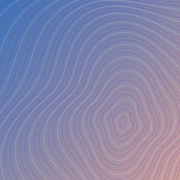 Abstract Topographic Map Pattern with Modern Blue and Purple Gradient Conto.. Ilustração Stock