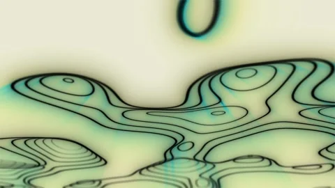 Abstract Topographic Pattern Stock Footage 289123782