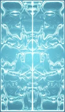 Abstract topographic pattern. Vector neon waves make up a topographic map. Ve Stock Illustration