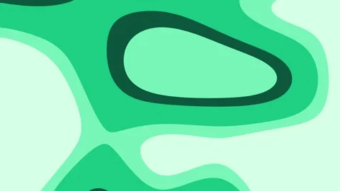 Abstract topographic relief map illustration with layered green environmental Stock Footage 317662936