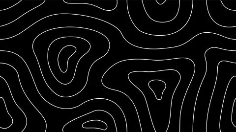 Abstract Topographic Vector Pattern. Illustrazione stock