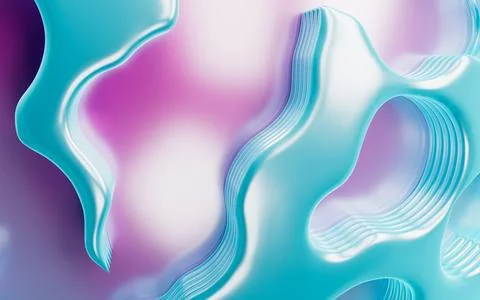 Abstract topographical background, 3d rendering. Stock Illustration