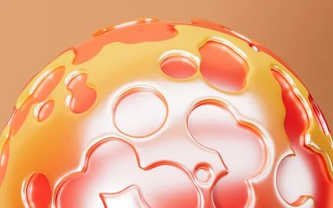 Abstract topographical background, 3d rendering. Stock Illustration