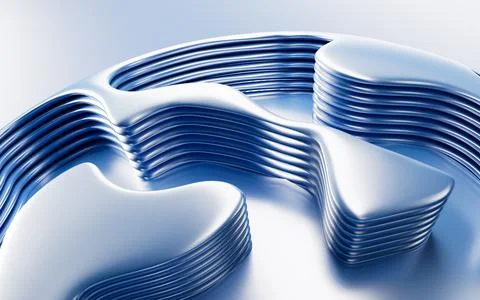 Abstract topographical background, 3d rendering. Stock-Illustration