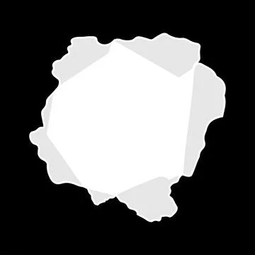 Abstract Torn Paper Hole Vectors Illustration on Black Background Stock Illustration