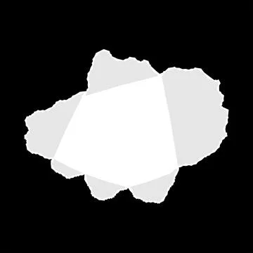 Abstract Torn Paper Hole Vectors Illustration on Black Background Stock Illustration