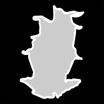 Abstract Torn Paper Hole Vectors Illustration on Black Background Stock Illustration