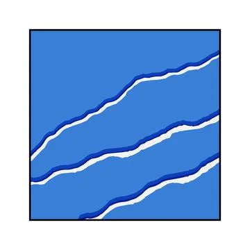 Abstract torn paper layers creating blue background design 스톡 일러스트