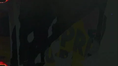 Abstract torn paper poster texture background Stock Footage 323354873