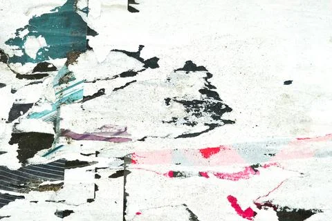 Abstract torn poster texture background Stock Illustration