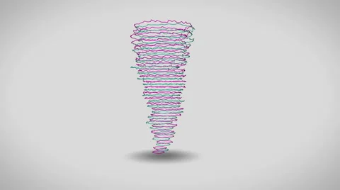Abstract Tornado Animation Stock Footage 41211429