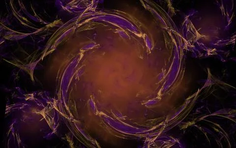 Abstract tornado in space Stock Illustration