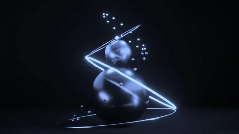 Abstract Torus Object – Futuristic 3D Shape Design Stock Footage 316461496