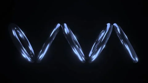 Abstract Torus Object – Futuristic 3D Shape Design Video stock 316461498