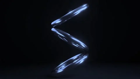 Abstract Torus Object – Futuristic 3D Shape Design Video stock 316461504