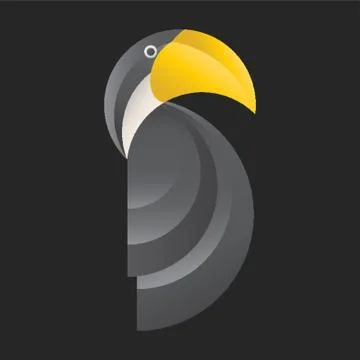 Abstract Toucan Illustrazione stock