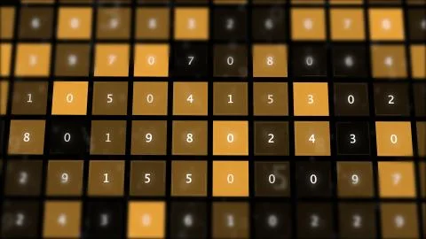 Abstract touchpad panel with number buttons. Stock Illustration