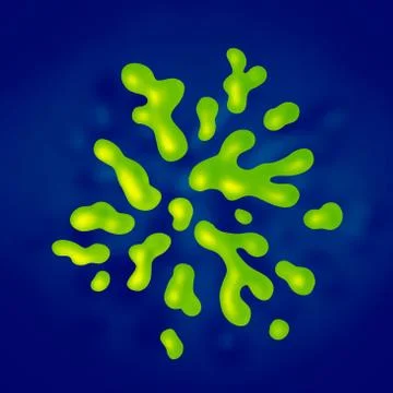 Abstract toxic vector color splash background paint fluid colorful ink splatters Stock Illustration