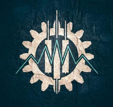 Abstract trading emblem Stock Illustration
