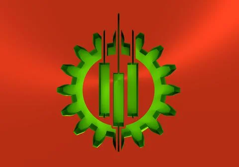 Abstract trading emblem Stock Illustration