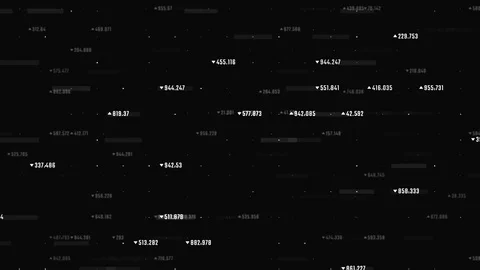 Abstract trading screen with data moving upwards. 動画素材 91888566