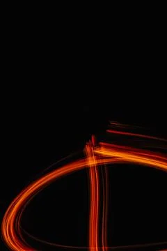 Abstract trails of moving flames Stock Photos