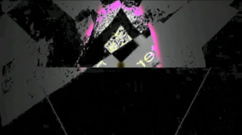 Abstract train station loop vj loopable Stock Footage 42147067