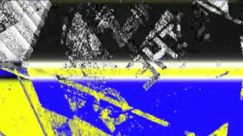 Abstract train station loop vj loopable Stock Footage 42148690