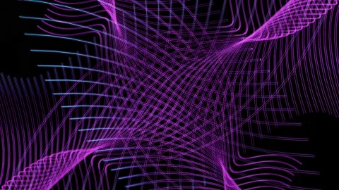 Abstract transformation of pulsating color patterns Stock Footage 171316336